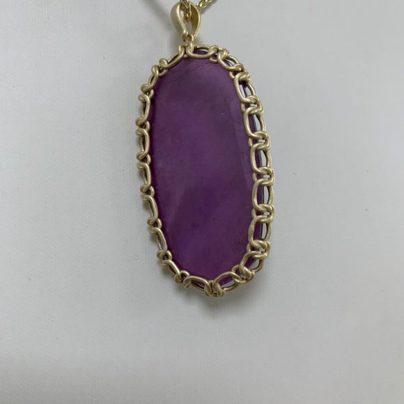 Kendra Scott Reid series colorful crystal necklace sweater chain - Picture 5 of 16